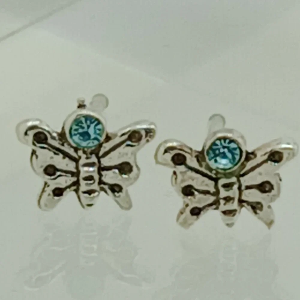 Vintage butterfly stud